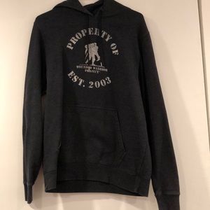 Gray Wounded warrior project sweatshirt
